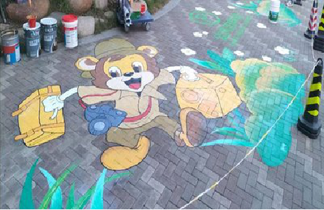 商洛夏季画地面彩绘会遇到的问题