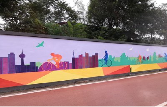 商洛墙体彩绘-围墙