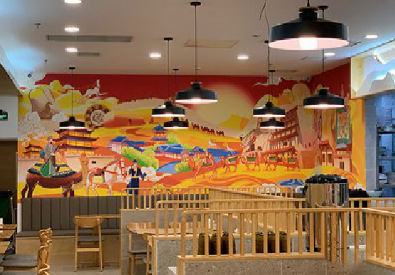 商洛商业空间彩绘介绍。