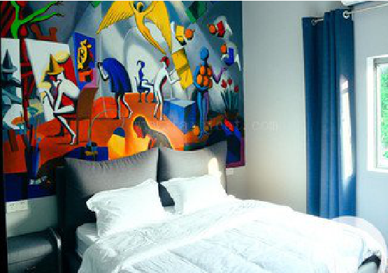 商洛对于酒店的墙体彩绘而言更注重哪些方面？