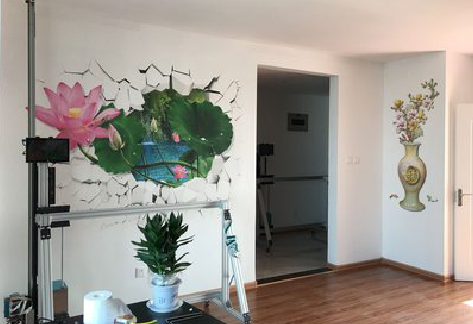 商洛墙体彩绘相比墙纸的优势。