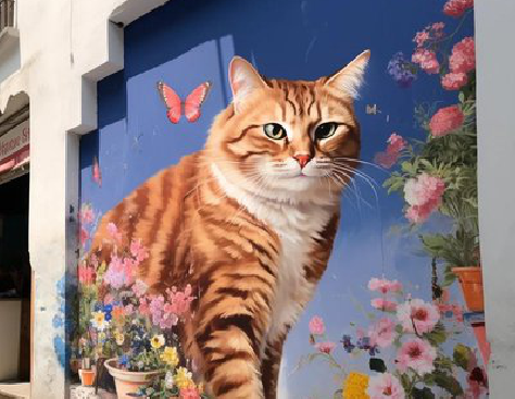 商洛自己绘制有个性的手绘墙