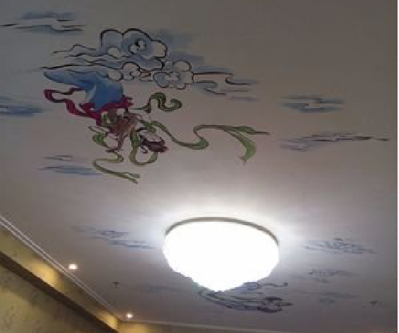 商洛如何快速绘制天花板上的手绘墙？