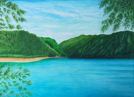 商洛在墙绘中，如何绘画绿水青山？